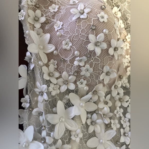 Gemy Maalouf brand new bridal top intricate detail work and gemstone - Picture 15 of 16